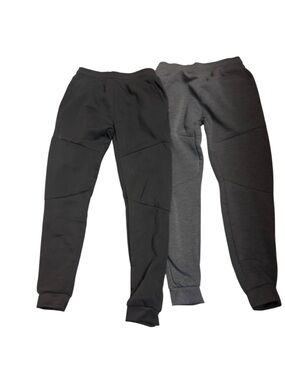 NEW! 2 ULTRA PERFORMANCE Fleece Joggers Sweatpants Gray Black Men’s SZ SM NWOT